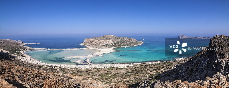 巴洛斯海滩全景图片素材