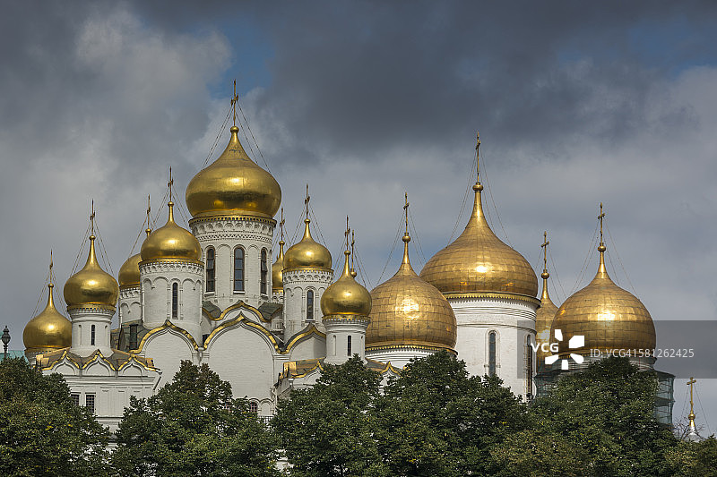 莫斯科圣母升天与报喜大教堂图片素材