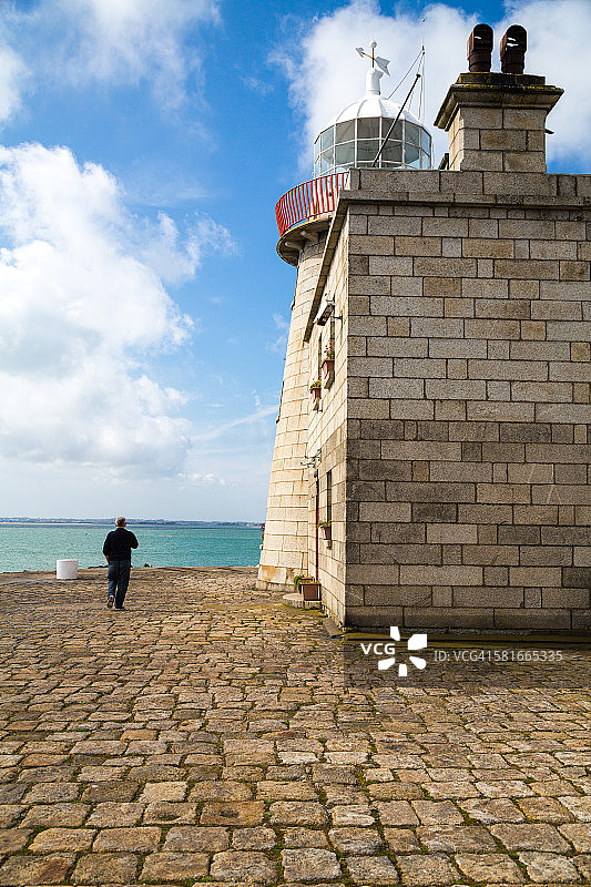 爱尔兰都柏林邓莱里码头图片素材