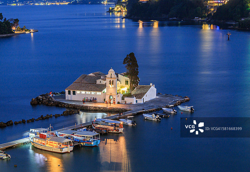 希腊科孚岛弗拉赫纳修道院图片素材