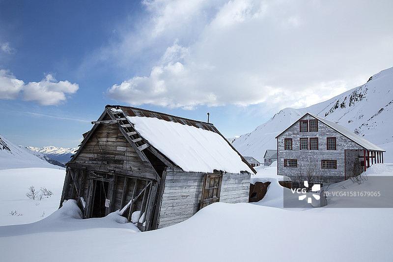 旧矿山建筑图片素材