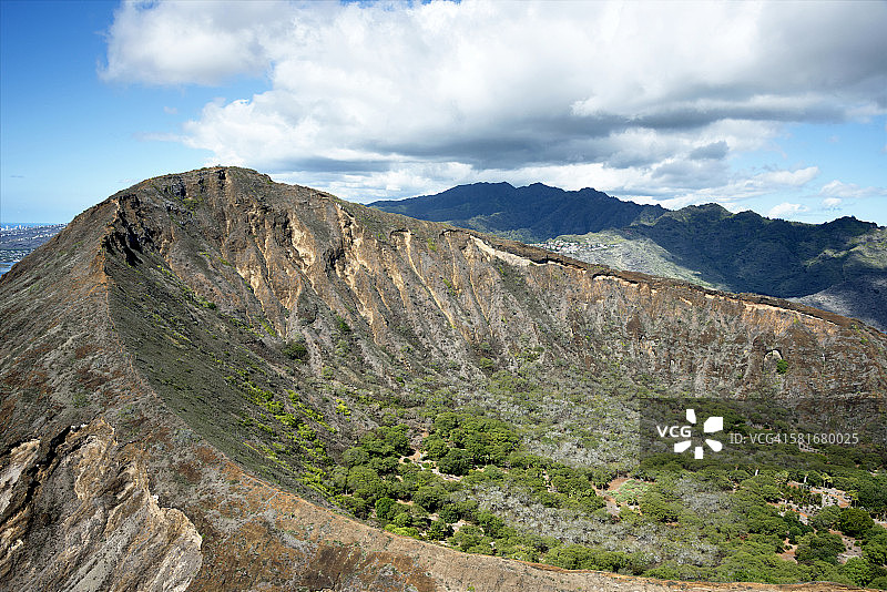 可可火山口图片素材