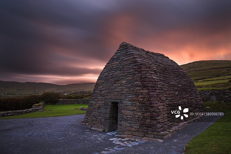 爱尔兰共和国，凯里郡，加勒鲁斯礼拜堂图片素材