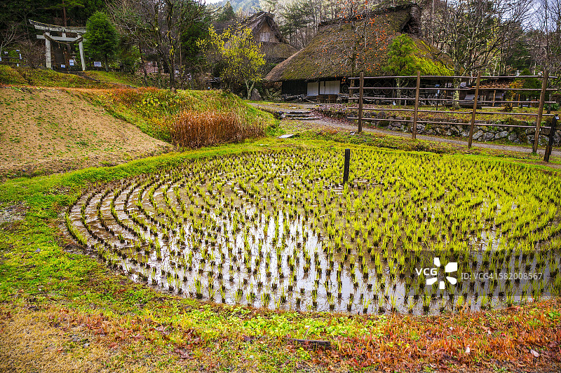 日本飞驒民俗村图片素材