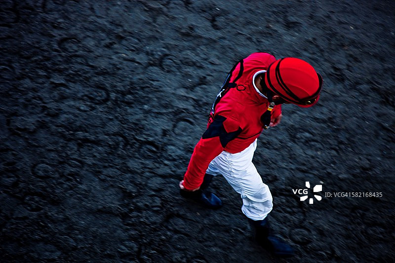 孤独的骑师图片素材