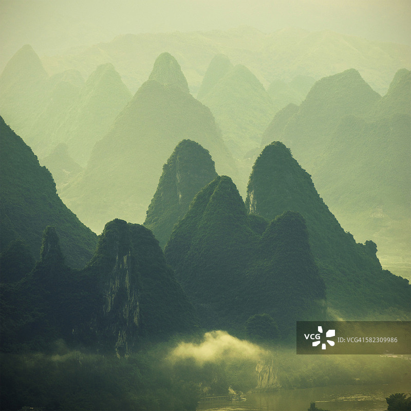 中国桂林山水风光图片素材
