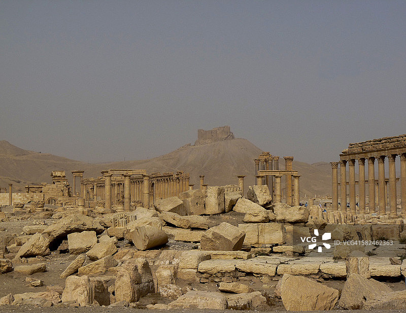 法赫尔丁·阿尔-马阿尼城堡或巴尔米拉城堡图片素材