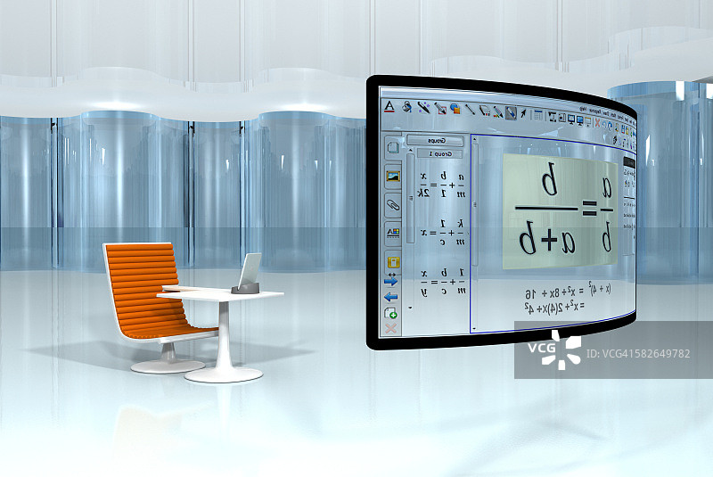 现代教室环境图片素材