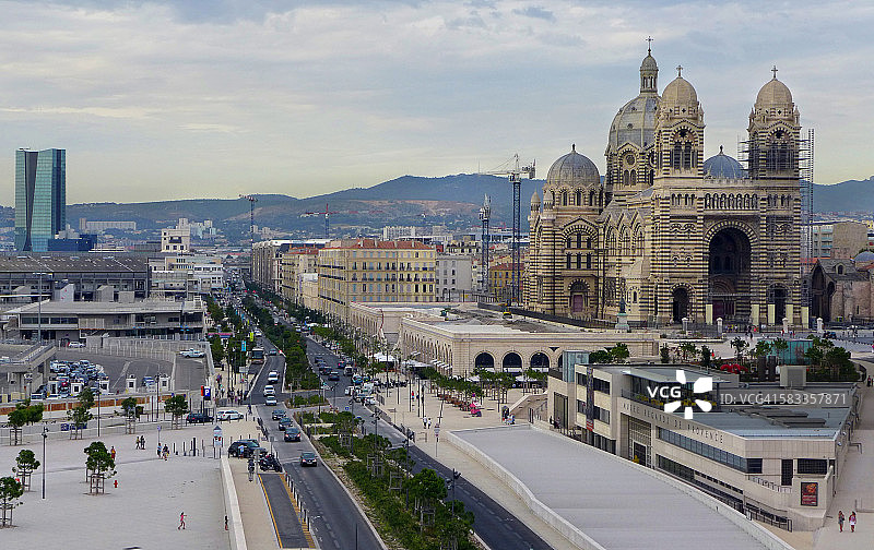 法国马赛主教堂图片素材