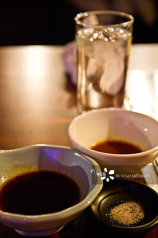 调味品和水图片素材