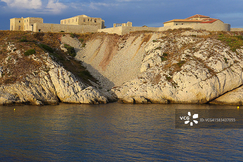 法国马赛弗留利群岛卡罗琳医院图片素材