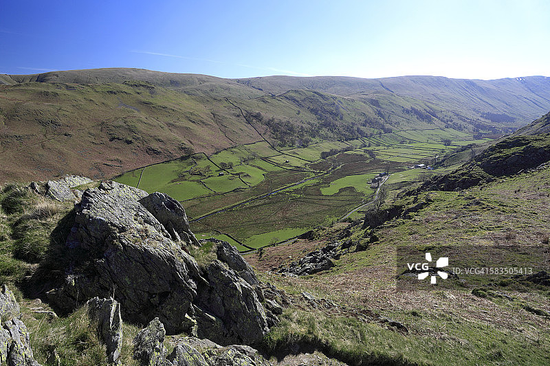 商业街和马丁代尔山谷图片素材