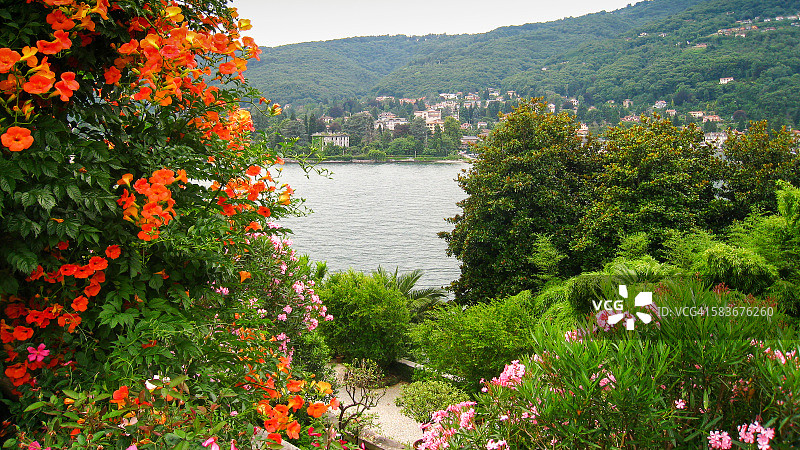 意大利马焦雷湖贝拉岛图片素材