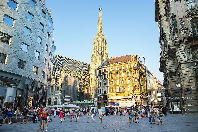 维也纳斯蒂芬广场图片素材