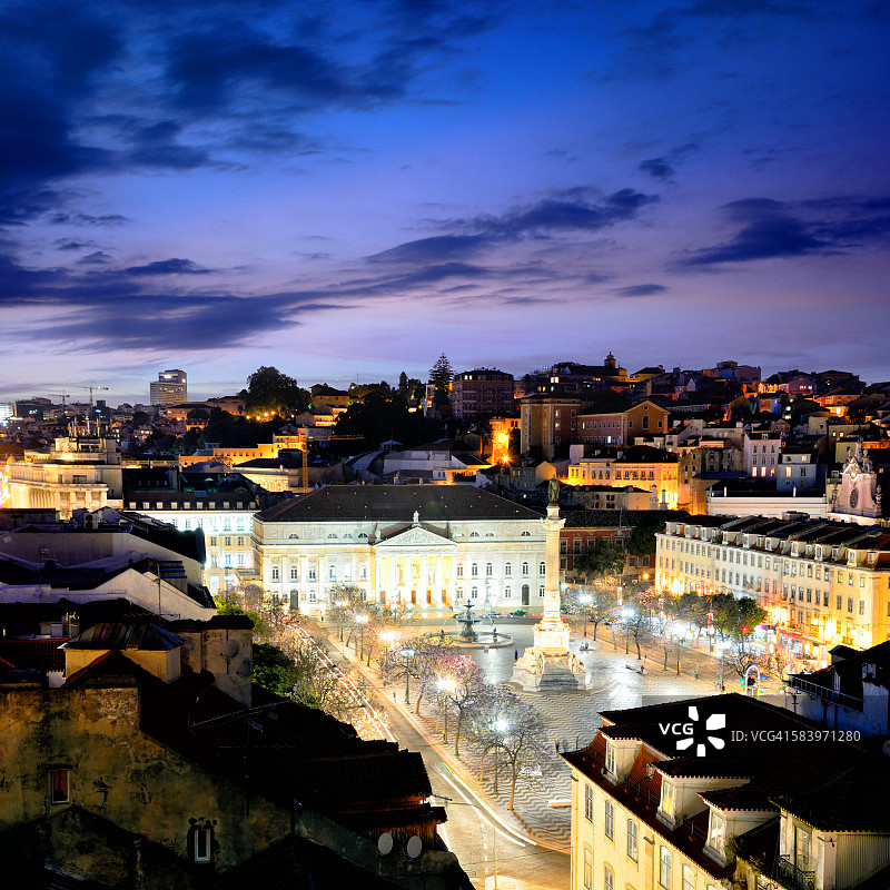 里斯本罗西奥广场图片素材