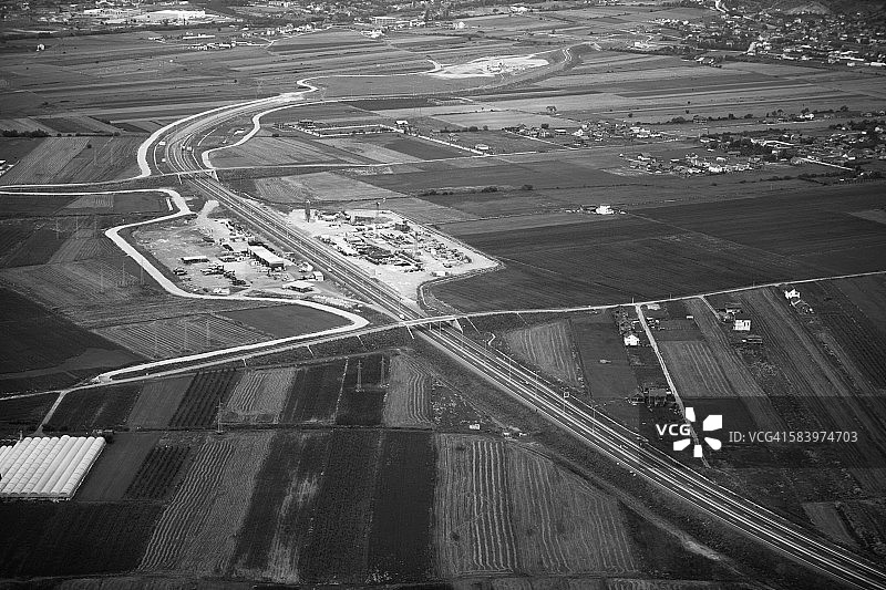 科索沃高速公路建设图片素材