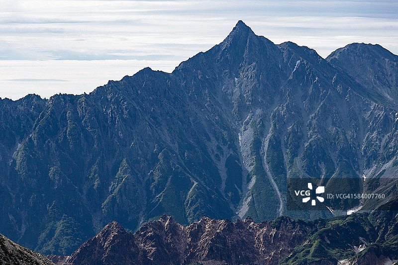 日本枪岳图片素材