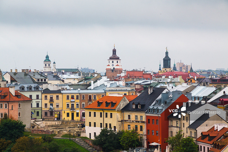 波兰卢布林老城区图片素材