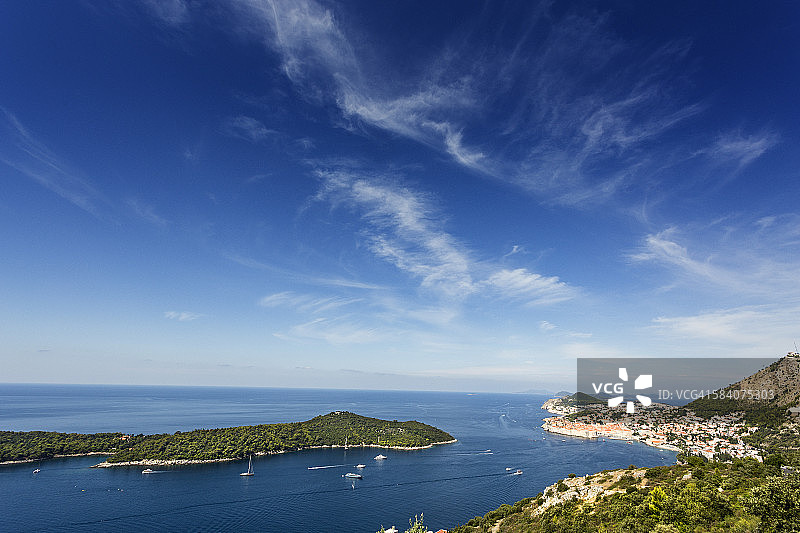 杜布罗夫尼克和洛克鲁姆图片素材