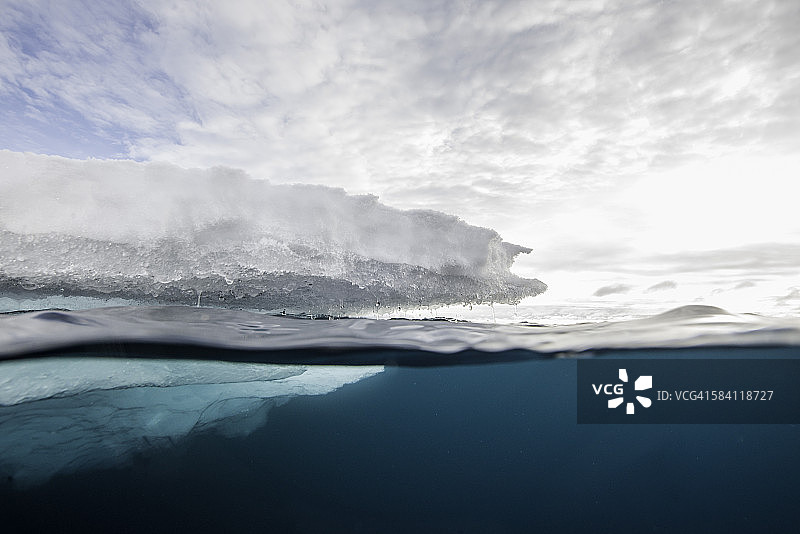 北极浮冰图片素材