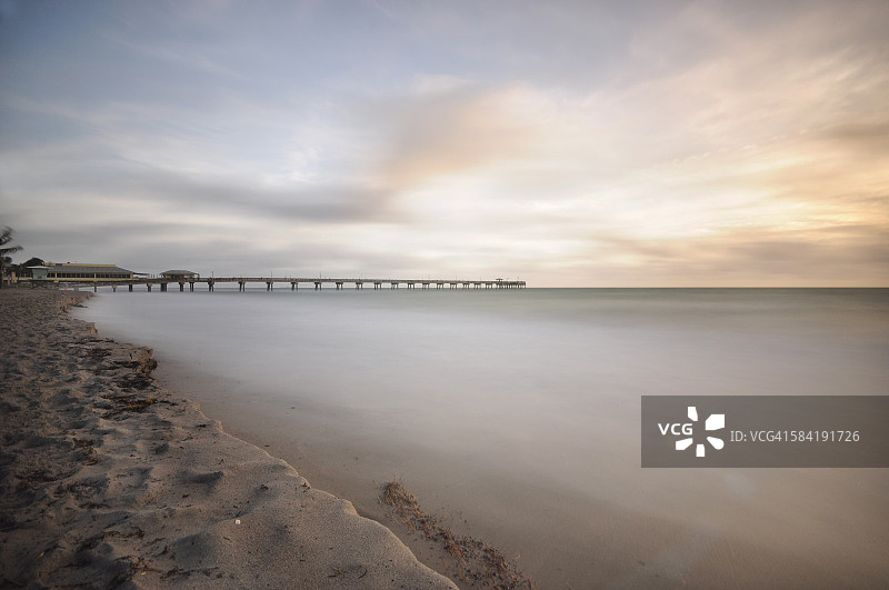佛罗里达州的绚丽日出图片素材