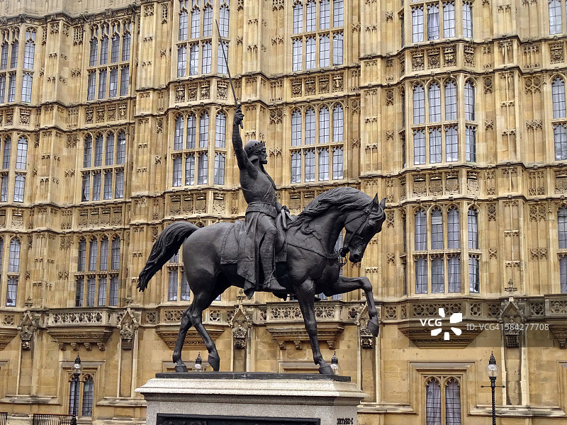 理查国王与威斯敏斯特宫图片素材