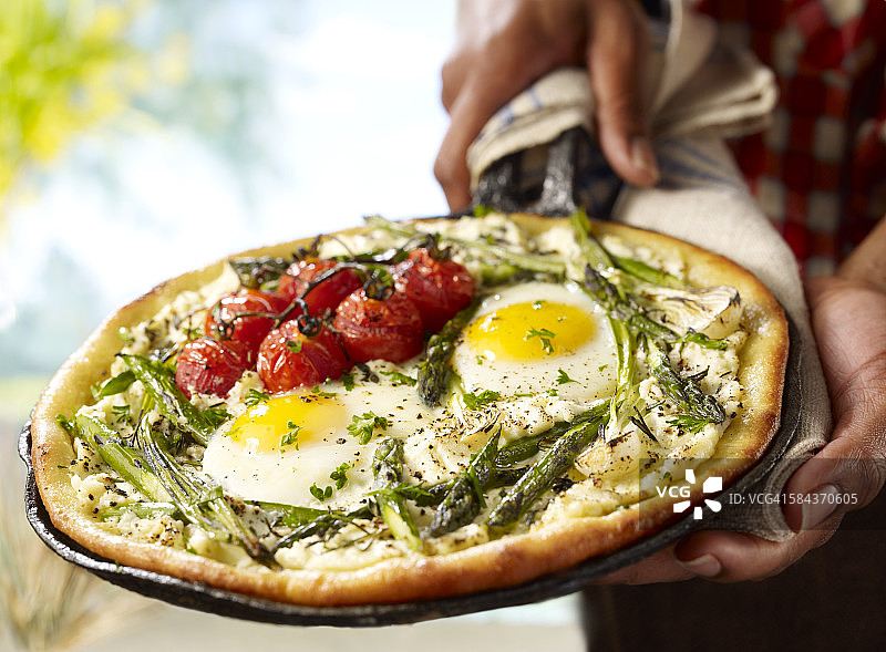 乡村风蔬菜披萨图片素材