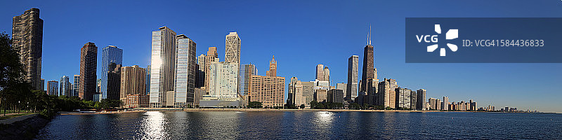 芝加哥北区天际线图片素材
