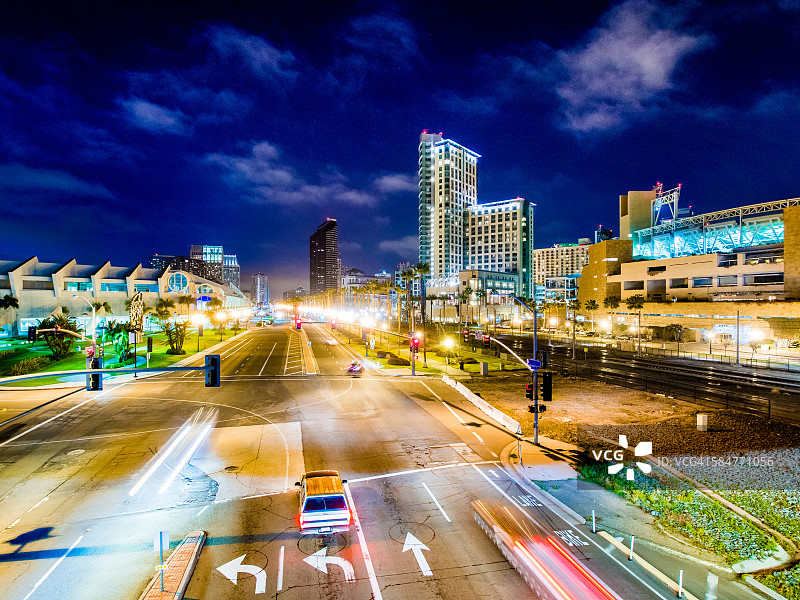 圣地亚哥海港大道图片素材