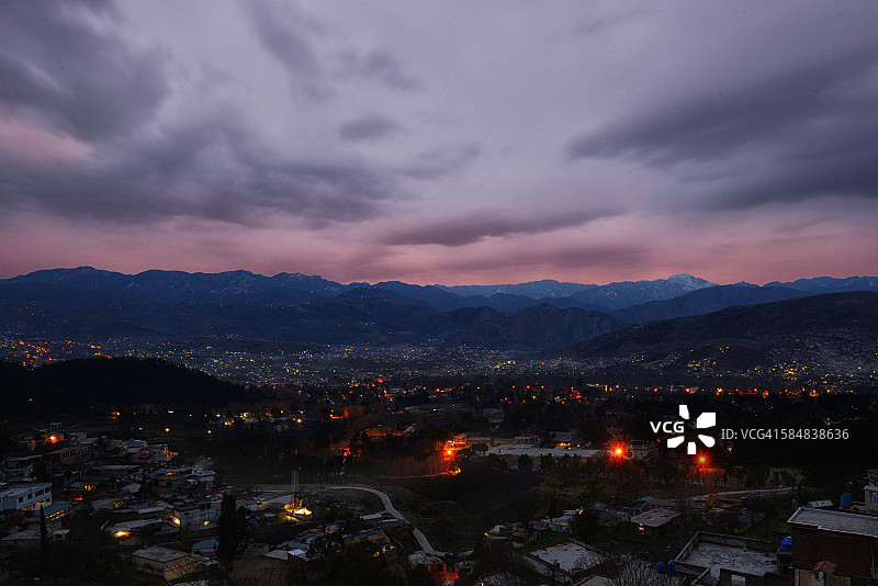 阿伯塔巴德的早晨图片素材