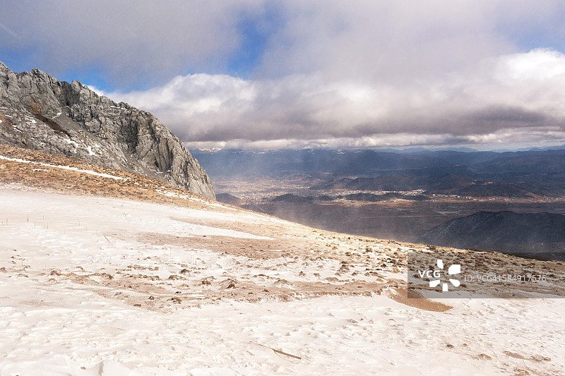 石卡雪山图片素材