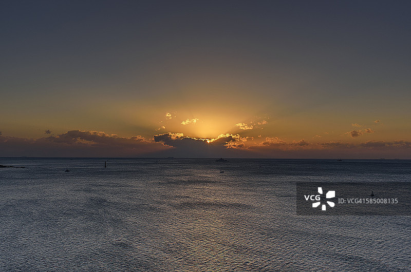 东海日出图片素材