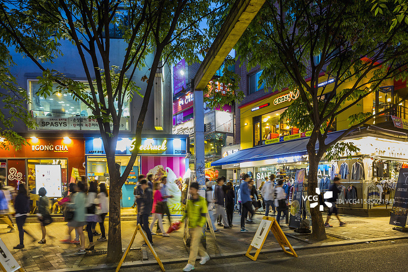 弘大地区（弘益大学地区）图片素材