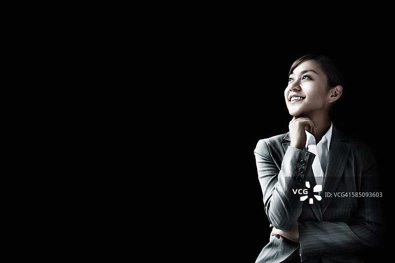 一个女商人的肖像图片素材