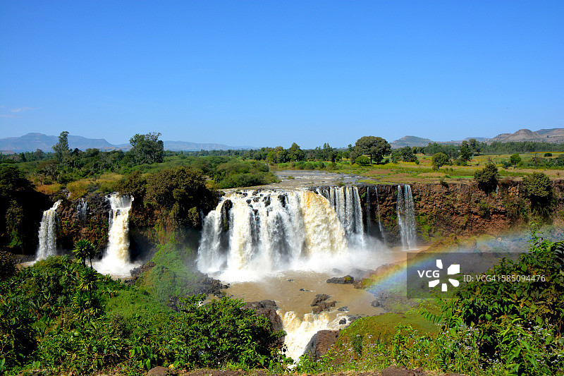 埃塞俄比亚蓝色尼罗河瀑布图片素材