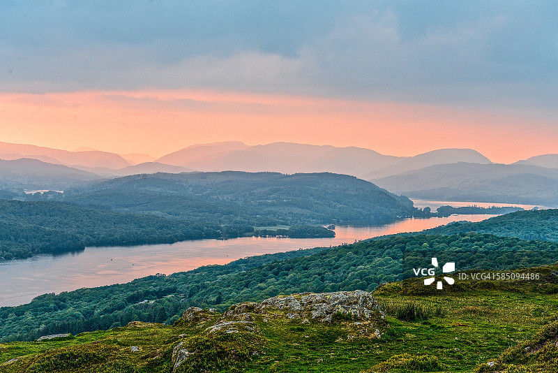 我爱湖区图片素材