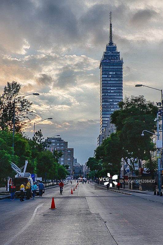 墨西哥城拉丁美洲塔图片素材