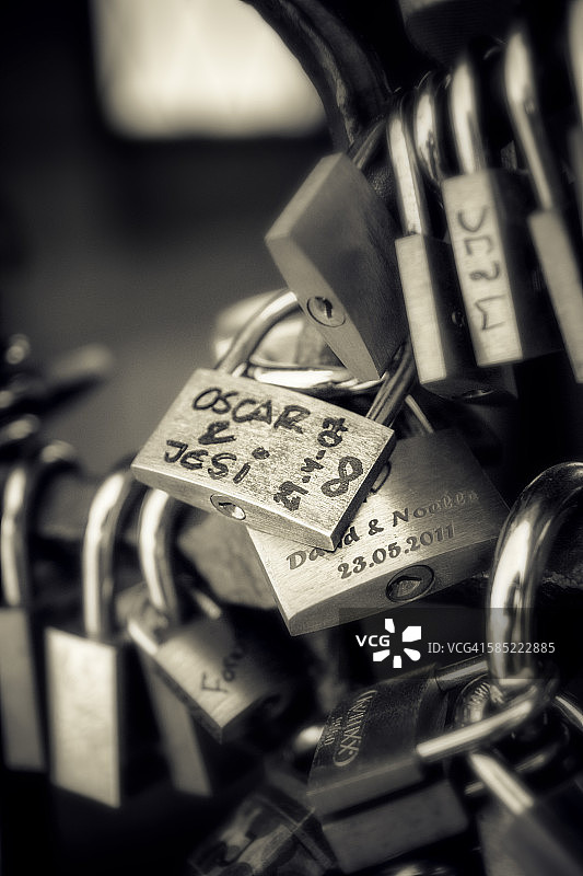 爱之锁图片素材