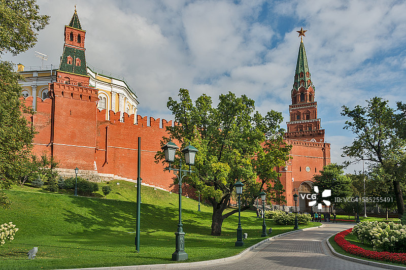 莫斯科亚历山大花园图片素材