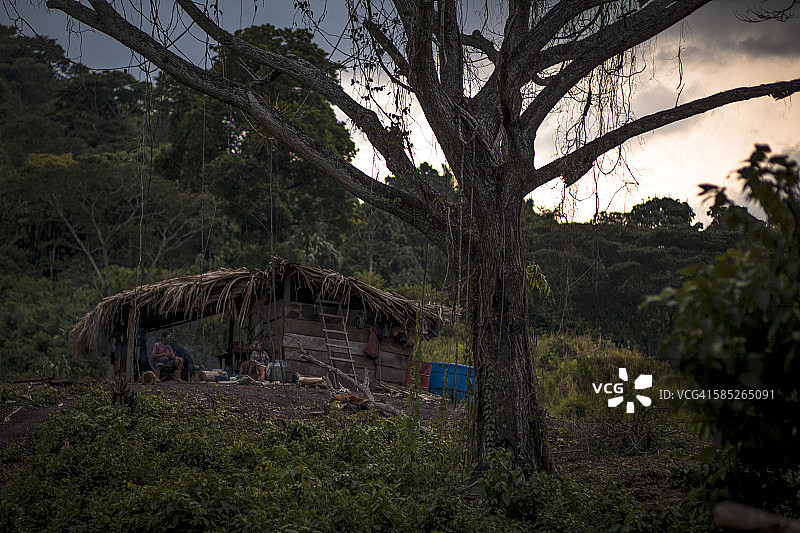 亚马逊土著部落图片素材