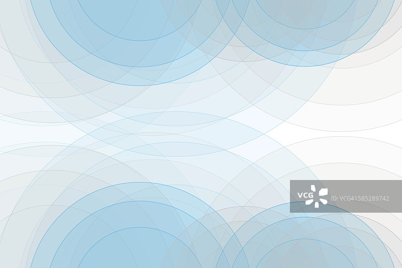 蓝色半圆背景横幅图片素材