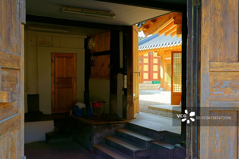 寺庙房屋内部图片素材