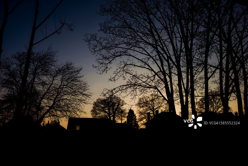 英国的日落图片素材