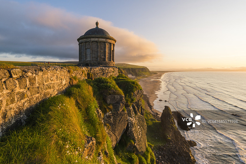 马森登神庙，卡斯尔罗克，安特里姆郡，阿尔斯特地区，北爱尔兰，英国图片素材