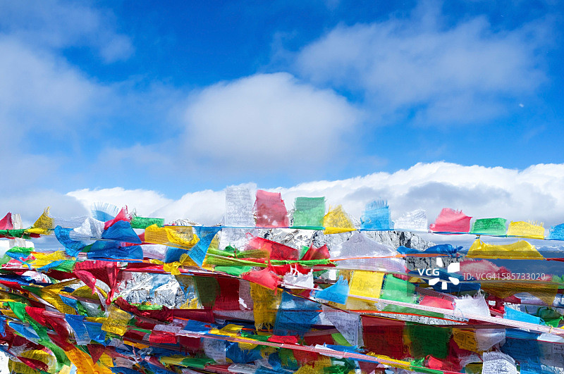 石卡雪山图片素材
