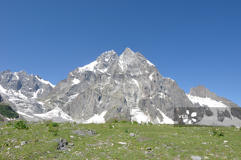 双子峰图片素材