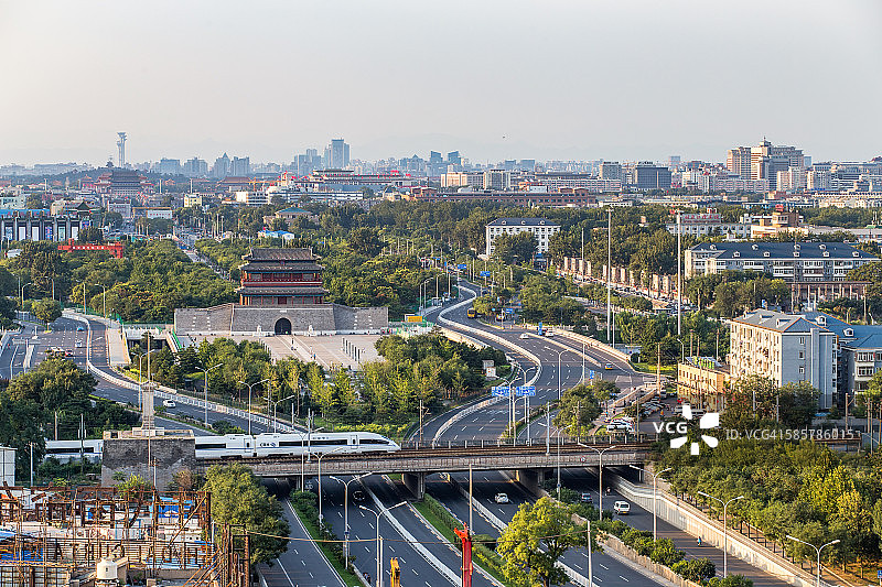 北京永定门图片素材