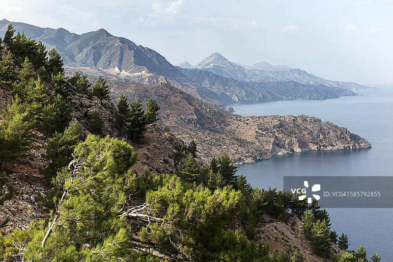 希腊卡尔帕索斯岛东岸风光图片素材