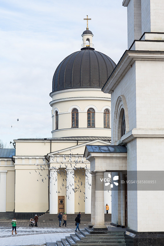 摩尔多瓦基希讷乌圣诞主教座堂图片素材