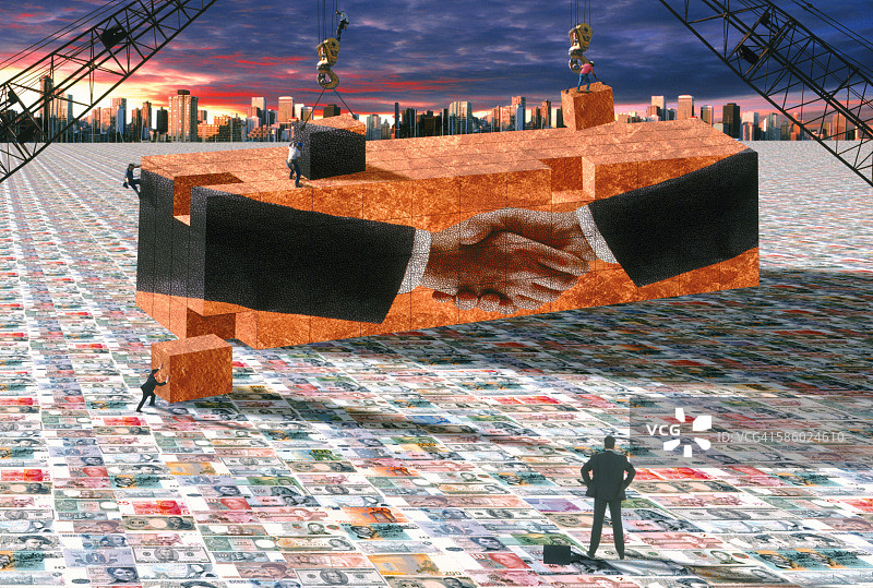 构建全球经济图片素材